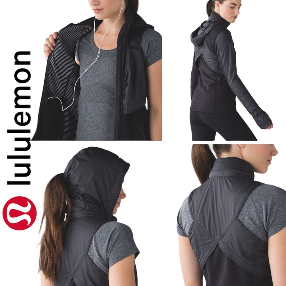 lululemon athletica Women's Black Hooded Jacket
